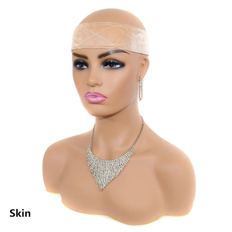 No-Slip Velvet Wig Grip Band for Lace Front Women's Stylish Hair Accessory Comfortable Headbands to Secure Your Wig