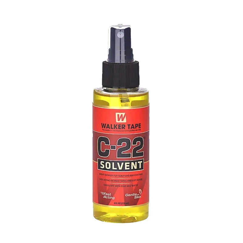 4 FL OZ 118ml Walker Tape C-22 Solvent Remover  Great Cleaner For Scalp And Hair Systems Fast Acting on Most Tapes