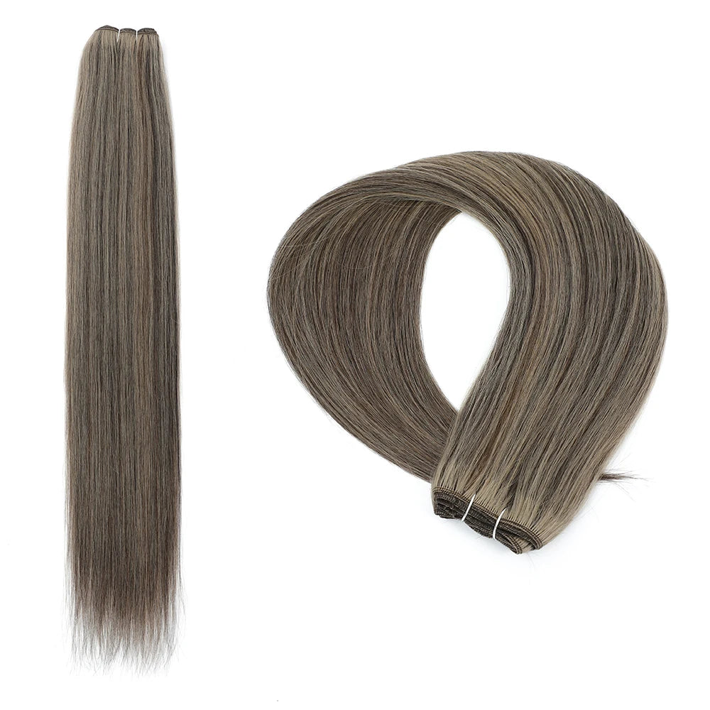 24-32 Inch Bio Protein Straight Hair Bundles Synthetic High Temperature 150g 200g Ombre Brown M888 Orange Soft Hair Weaving