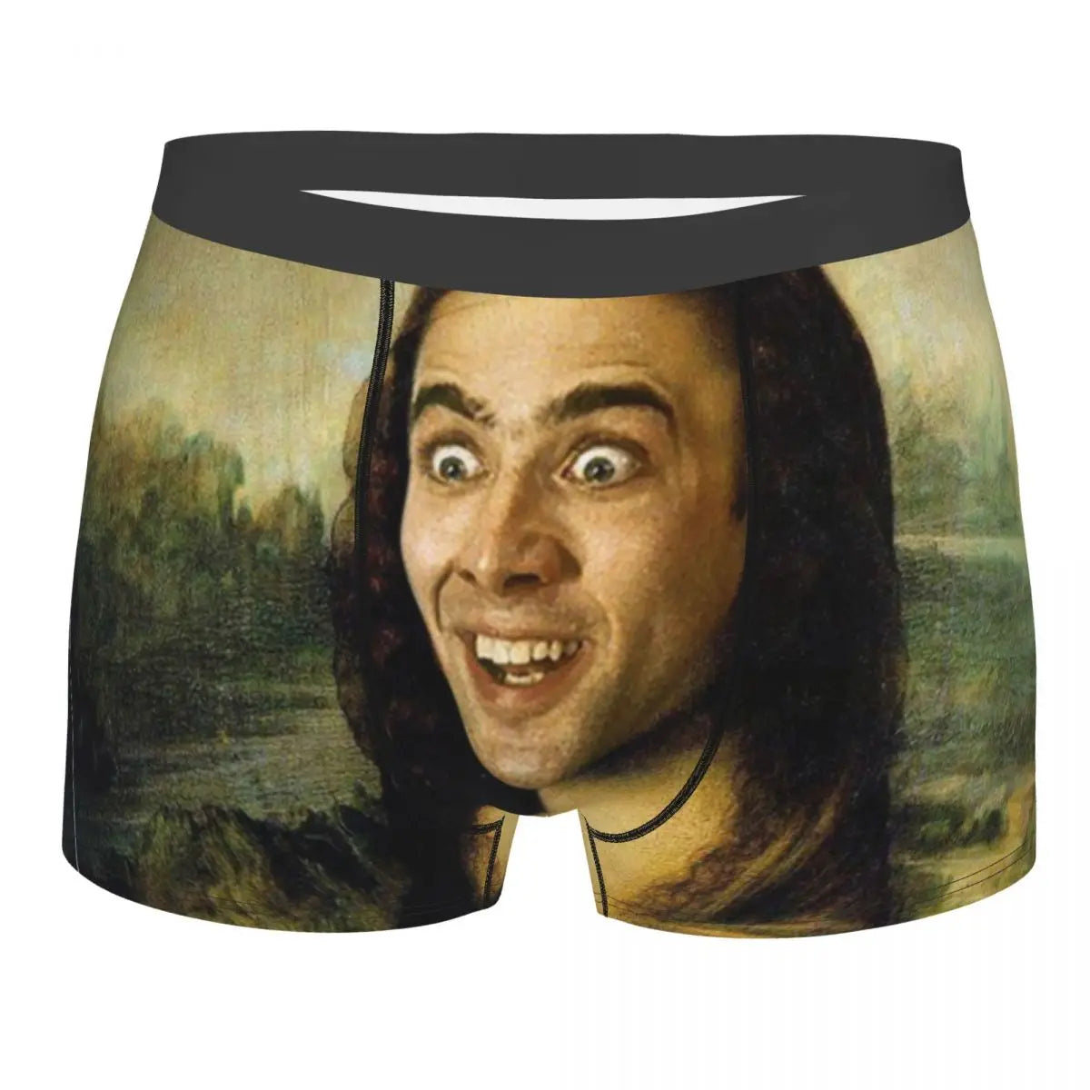 Custom Nicolas Cage Boxer Shorts For Homme 3D Printed Male Nic And His Girls Underwear Panties Briefs Breathbale Underpants