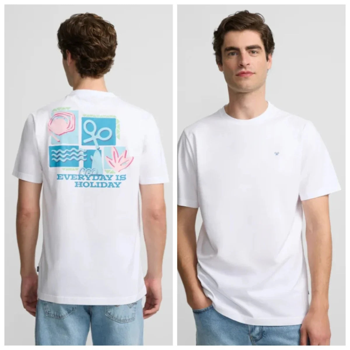 Summer Silbon Letter Printing Men's and Women's Reflective T-Shirt Top New Comfortable Sports Fitness Breathable Top T-Shirt