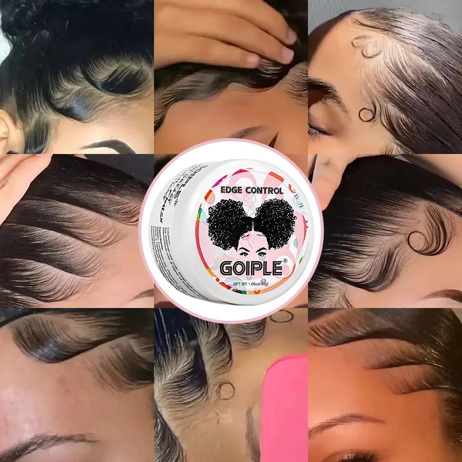 GOIPLE Waterproof Wig Glue Adhesive Extra Hold Melting Spray for Lace Front Hair Wax Stick Edge Control Gel Wig Installation Kit