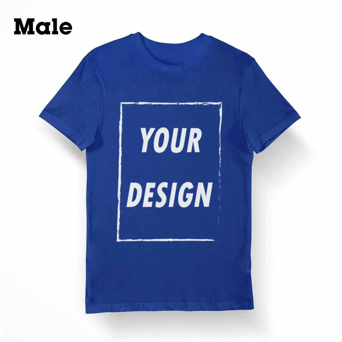 Free Shipping From US Customizable Male Female Short Sleeve