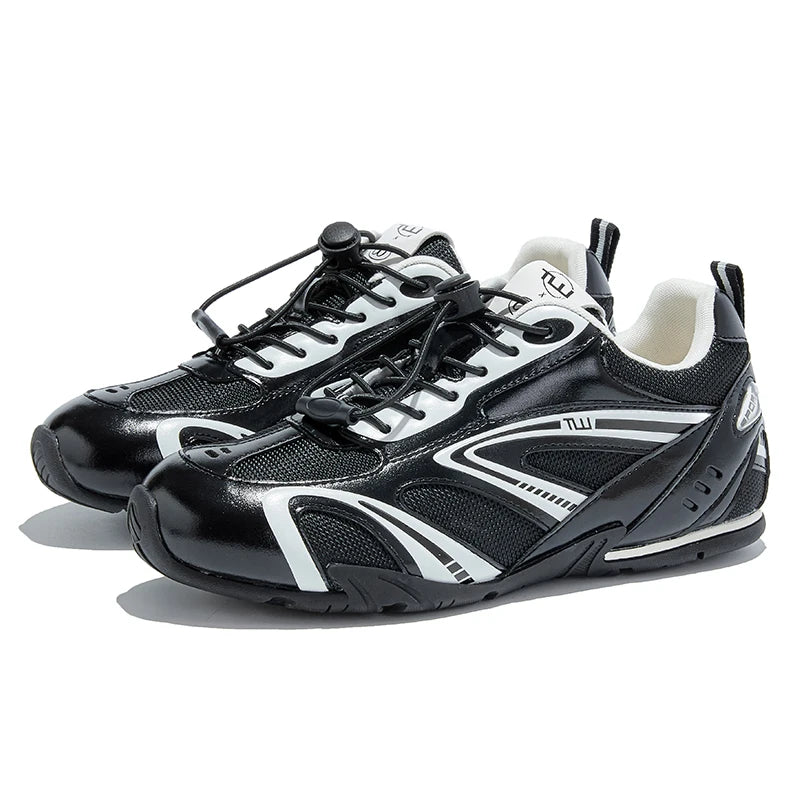 2026 New Women's Flat Sneakers Non-slip Running Women Moral Training Shoes Large-Size Colorblock Casual Skateboard Shoes Female