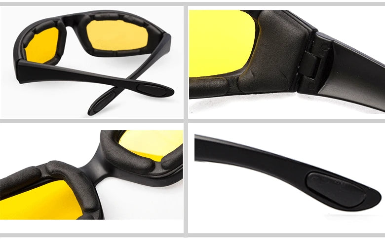 Outdoor Cycling Glasses , Skiing Glasses, Cs Tactical Sunglasses, Sports Sponge Sunglasses Effectively Block