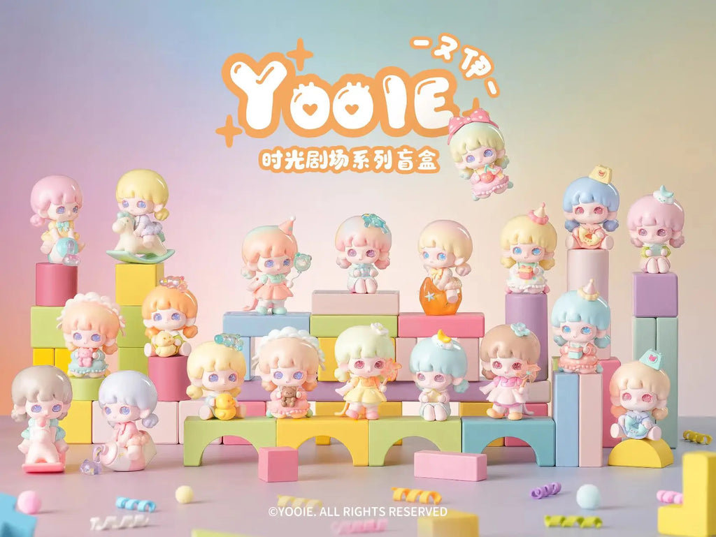 Original Yooie Theatre Time Series Mini Blind Box Blind Bag Trendy Toys Cute Figurines Collectibles Birthday Gifts For Girls