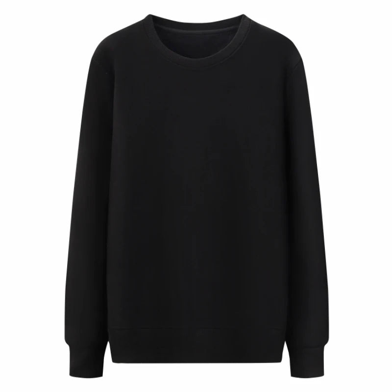 Elike Cotton Round Neck Sweater Custom Logo Printed Personal Group Brand Embroidery Design Men and Women 8 Colors