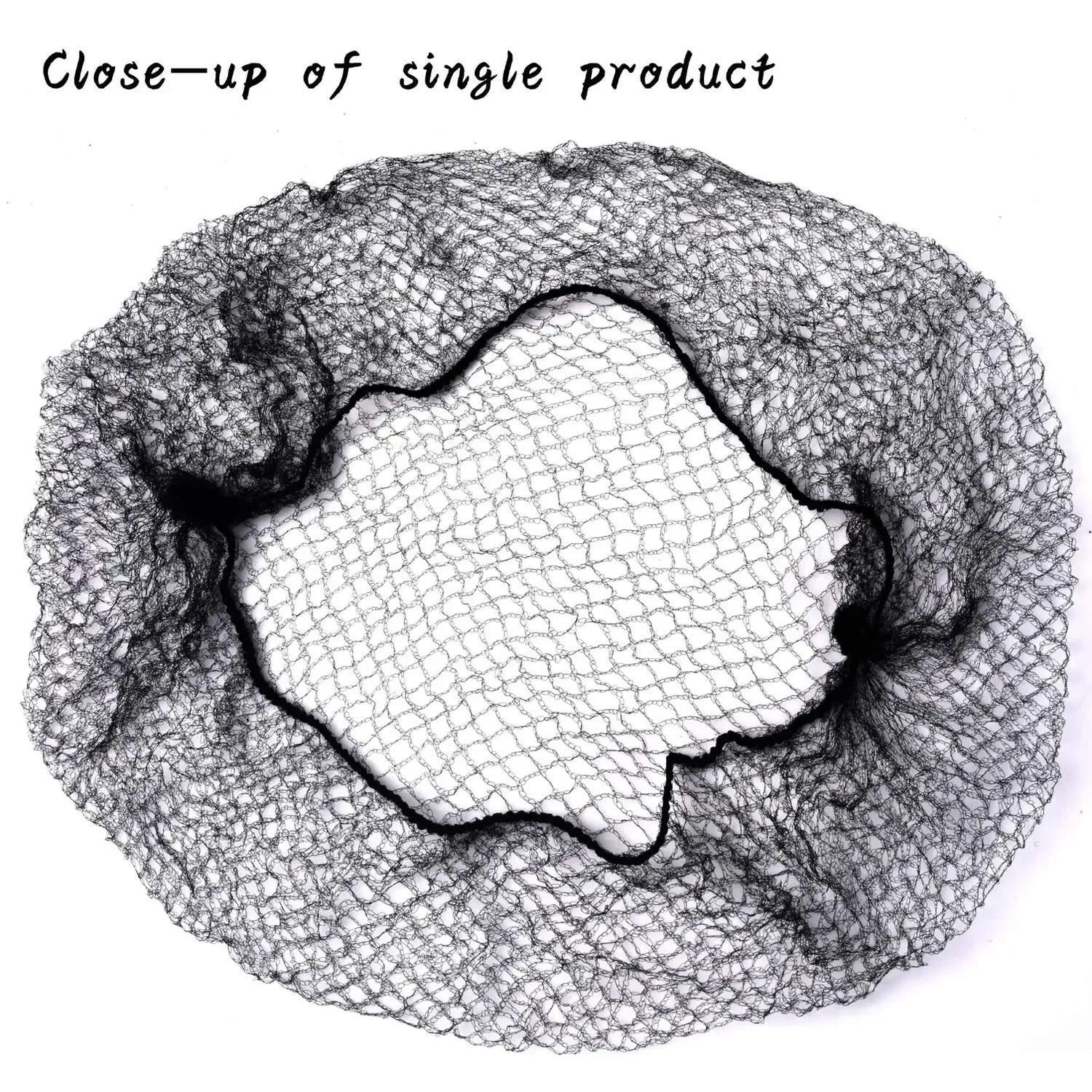 Hair Net 100 Pcs, 24 Inches Hair Nets Elasticity Invisible Elastic Mesh for Food Service, Ballet Bun, Sleeping, Women and Wig