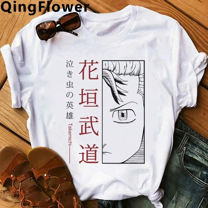 Hot Japanese Anime Tokyo Revengers T Shirt Men Chifuyu Matsuno Graphic Tees Anime T-shirt Unisex Summer Tops Tshirt Male