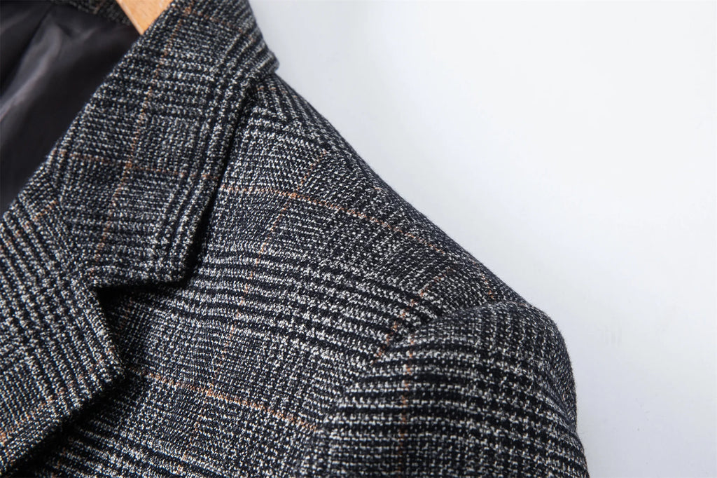 Middle-Aged Men's Business Casual Suit Father's Day Gift Wedding Formal Lightweight Suit Men's 35-60 Years Old Large Size Thin Top Men's Middle-Aged and Elderly Jacket