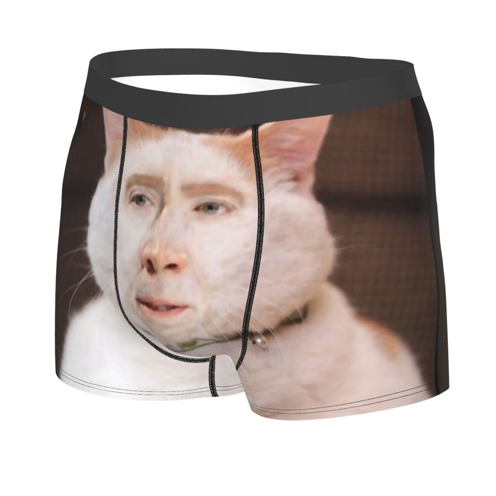 Custom Nicolas Cage Boxer Shorts For Homme 3D Printed Male Nic And His Girls Underwear Panties Briefs Breathbale Underpants