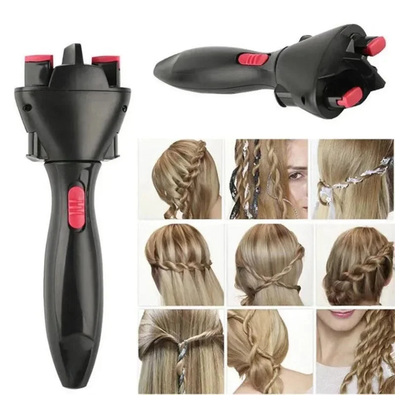 Automatic Twist Braider Knitting Device Electric Hair Braider Hair Braider Machine Braiding Hairstyle Cabello Hair Styling Tools