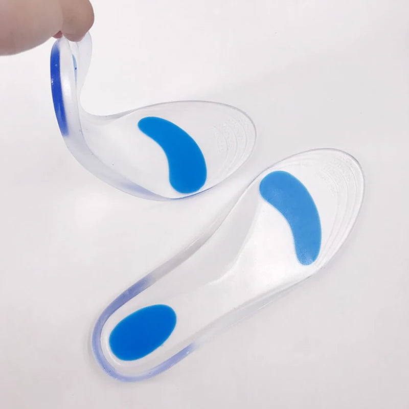 Silicone Gel Orthopedic Insoles for Shoes Man Woman Flat Feet Arch Support Orthotic Insoles Plantar Fasciitis Relief Foot Pads