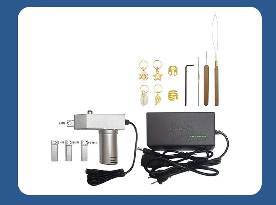 Portable Automatic Hair Braiding Machine Electric Hair Styling Tool Fast Braider For DIY Dreadlocks Hair Weaving Salon Professio