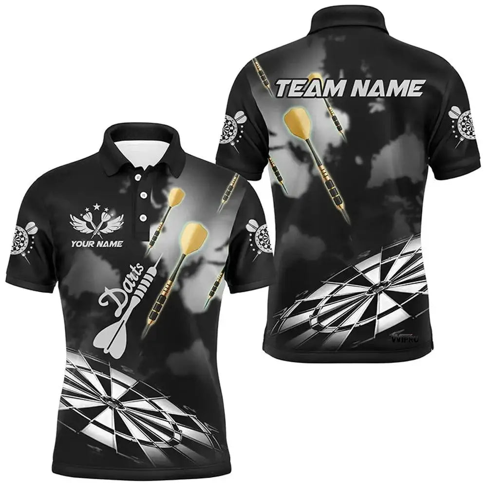Darts 3D Print Polo Shirt Men's Club Custom Name Team Name Breathable Uniform Jersey New Men & Women Customizable Golf Shirts