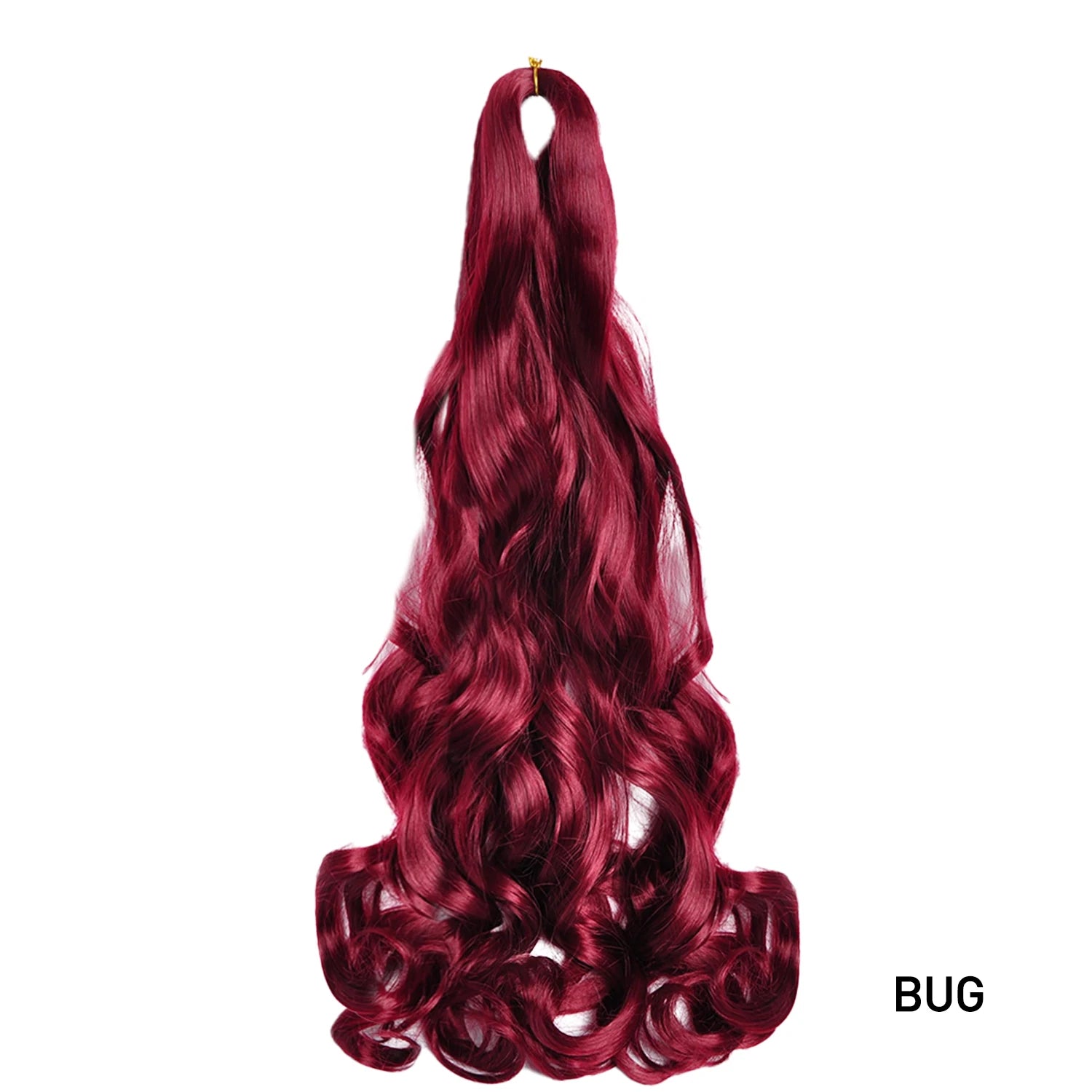 French Curls Braiding Hair Extensions 24Inch Synthetic Curl Hair Loose Wave Spiral Curl Crochet Hair Braids For Black Women