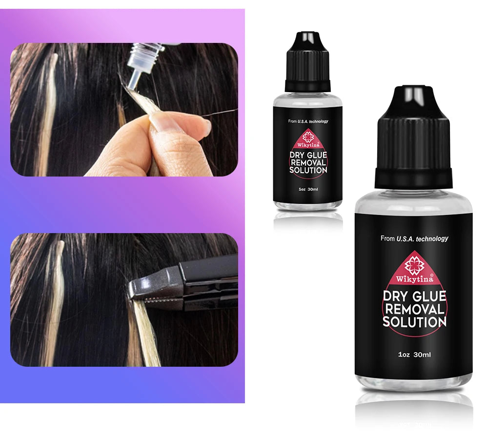 2026 UV V Light Hair Extension Set Wikytina Tools Kit, UV Extension Glue Long-Lasting Remover Machine - Salon Styling Tools