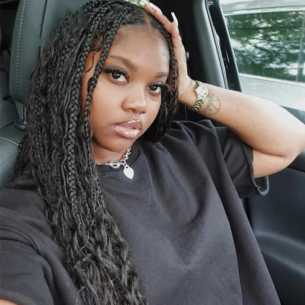 Human Braiding Hair 1 Bundle 20 Inch Human Hair Bundles for Braiding Highlight P4/27 Color Deep Wave Bulk Human Hair Bundles