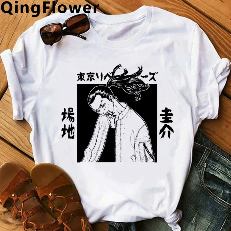 Hot Japanese Anime Tokyo Revengers T Shirt Men Chifuyu Matsuno Graphic Tees Anime T-shirt Unisex Summer Tops Tshirt Male
