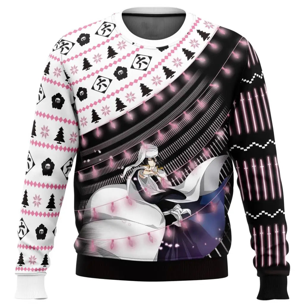 Kenpachi Zaraki Bleach Ugly Christmas Sweater Gift Santa Claus Pullover Men 3D Sweatshirt And Top Autumn And Winter Clothi