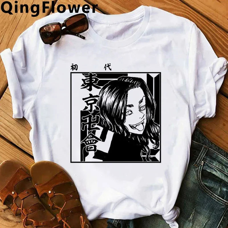 Hot Japanese Anime Tokyo Revengers T Shirt Men Chifuyu Matsuno Graphic Tees Anime T-shirt Unisex Summer Tops Tshirt Male