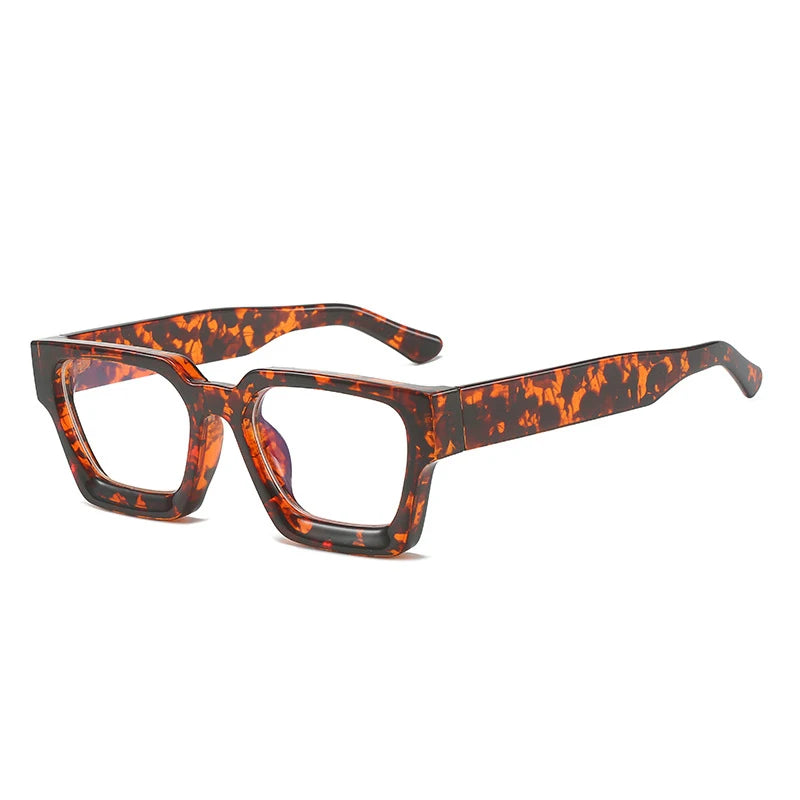 SHAUNA Retro Women Anti Blue Light Glasses Frame Fashion Men Square Optical Eyewear