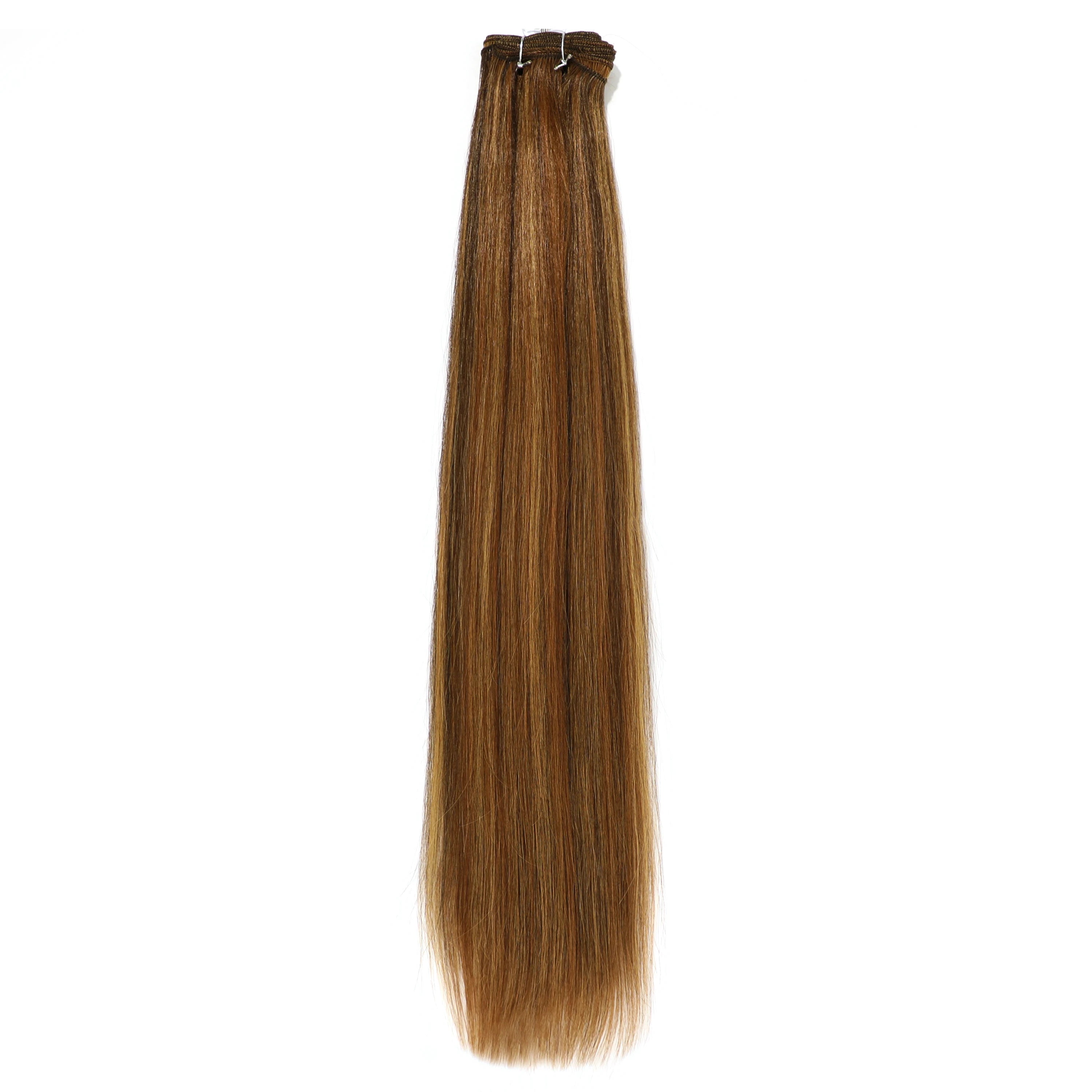 24-32 Inch Bio Protein Straight Hair Bundles Synthetic High Temperature 150g 200g Ombre Brown M888 Orange Soft Hair Weaving