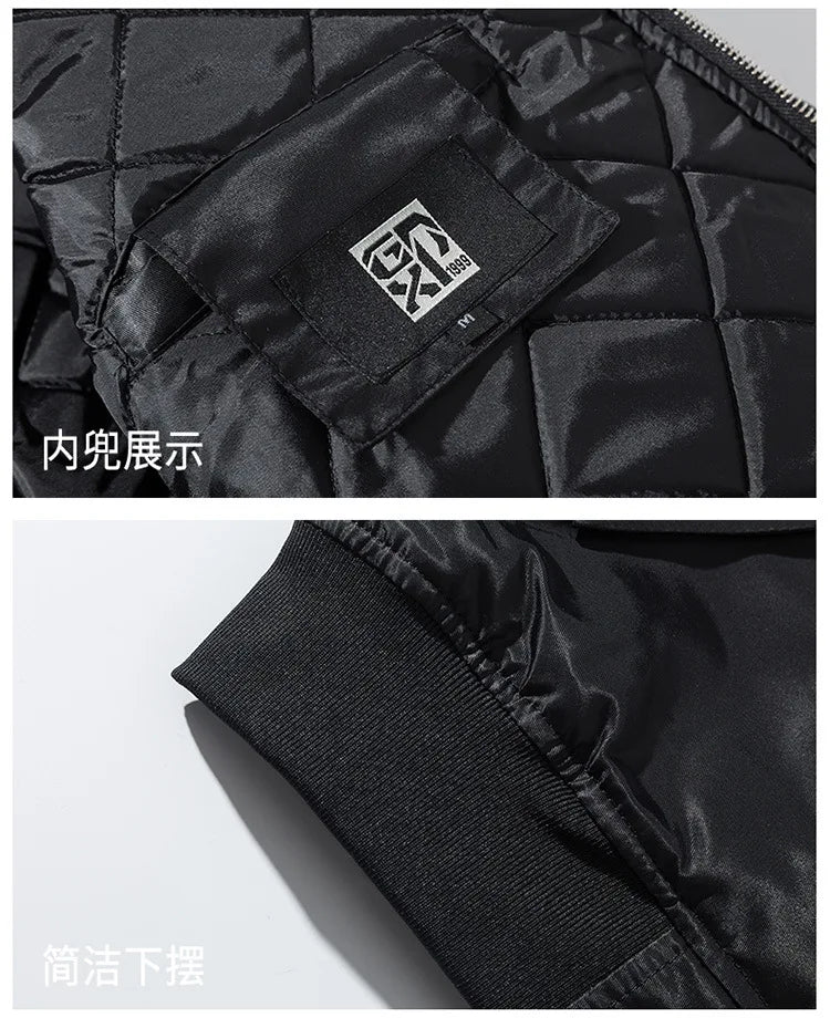 Embroidery Bomber Jackets Men Sukajan Luxury Clothing Baseball Coat For Man Pilot Luxury 2025 Spring Autumn Winter Japan