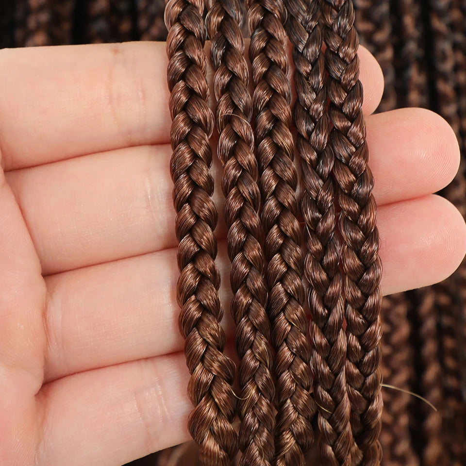 24 18 14 Inches French Curly Crochet Braids New Goddess Box Braids Bouncy French Curl Braid Hair Crochet Synthetic Braiding Hair