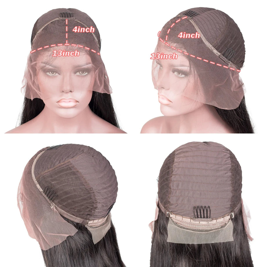 Silver Gray Body wave Lace Frontal Human Hair Wigs Ash Blonde 13x4 HD Colored Body Wave 13x6 Front Human Lace Hair Wig For Women