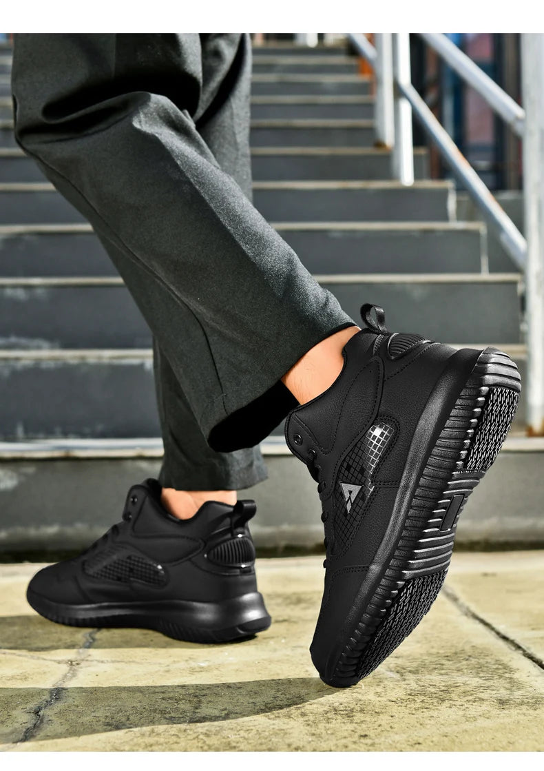 Chef shoes four season light non-slip oil-proof waterproof comfort plus size men's kitchen work shoes fashion casual men's shoes
