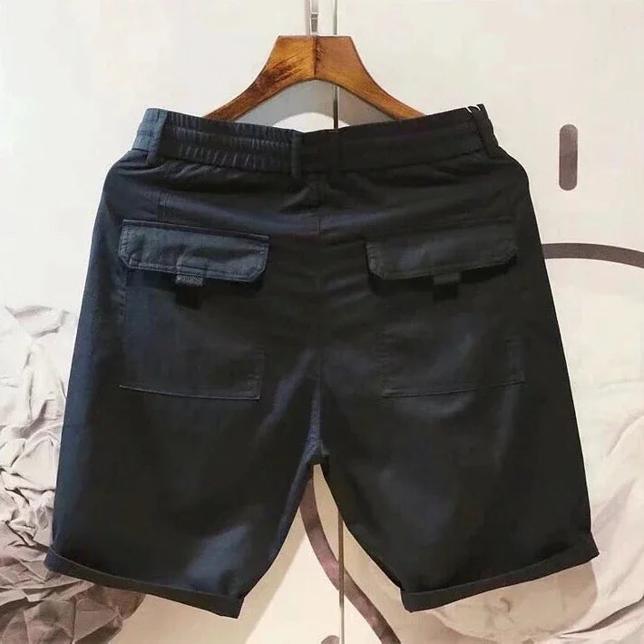 Men's Shorts Sports Beige Cargo Roll Up Male Short Pants Drawstring Korean Style Baggy with Ice Loose Xxl Designer Summer Xl