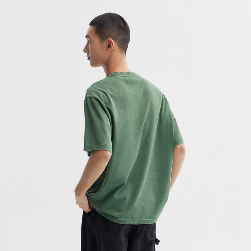 Semir Men T Shirts Short-Sleeve T-Shirt Summer New Arrival 2024 Loose Fit And Contrasting Print Design Simple Tee Top Men