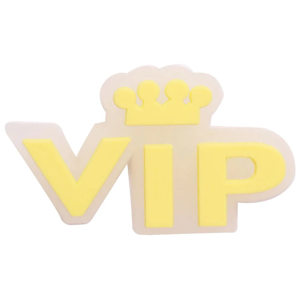 1-16Pcs My Love Lollipop Carrot Mushroom Luminous Sandals Shoe Buckle Charms Accessories DIY Kids Holiday Gift