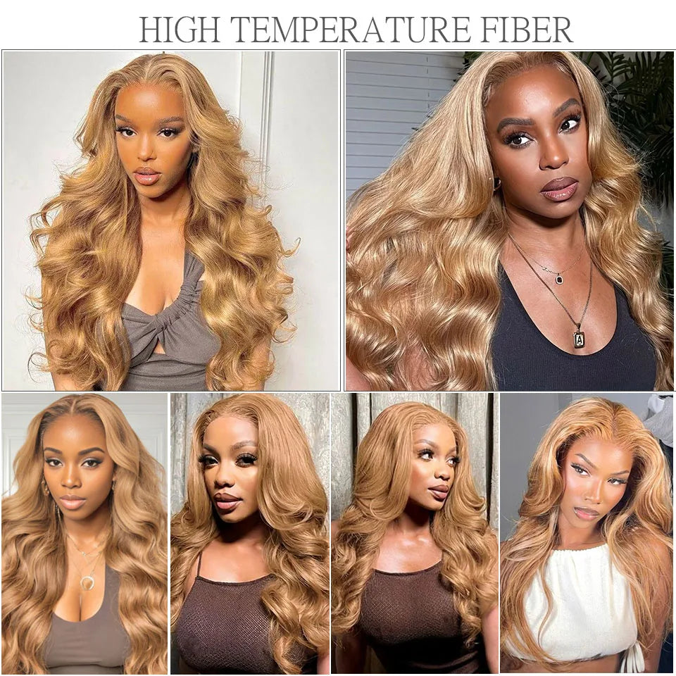 30Inches 200grams Orange Light Brown 12# M888# Body Wave Hair Weave Bundles Blond 27/613 White High Temperature Synthetic Hair