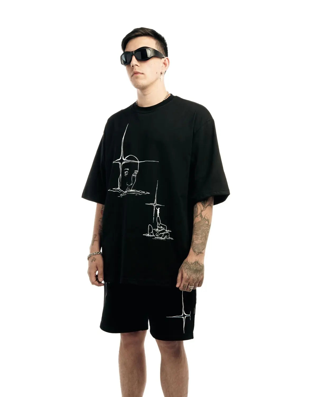 Punk Lyrical Print T-Shirts Oversize Hip Hop Women Streetwear Clothing Harajuku  Goth Unisex Men Top Short Sleeve Cotton Tee Y2K