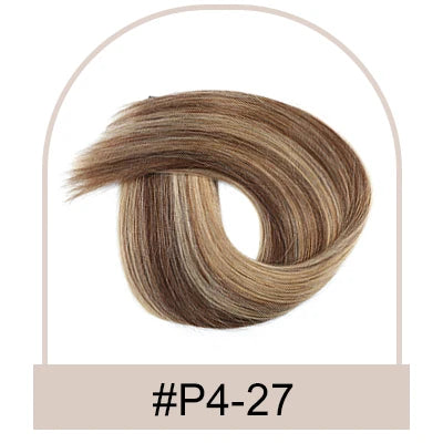 Straight Nano Rings Hair Extension 100% Natural Human Hair Extensions 0.8g/1g/ Strand 50pcs Fusion Hair Extension Ombre Blond