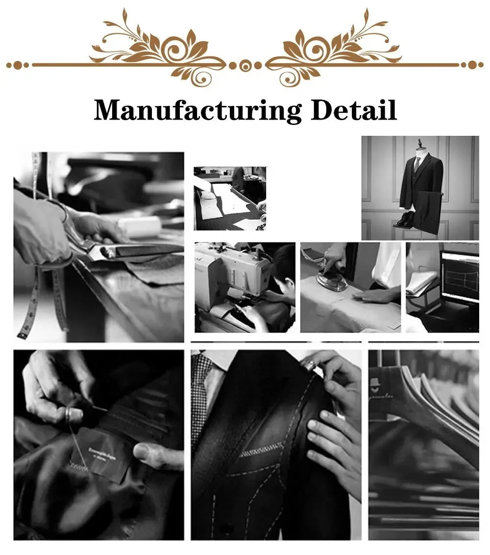 Formal Jacquard Men Suit 2PCS Elegant Single Breasted Men Office Suit Formal Office Men For Business Wedding Suit Customized