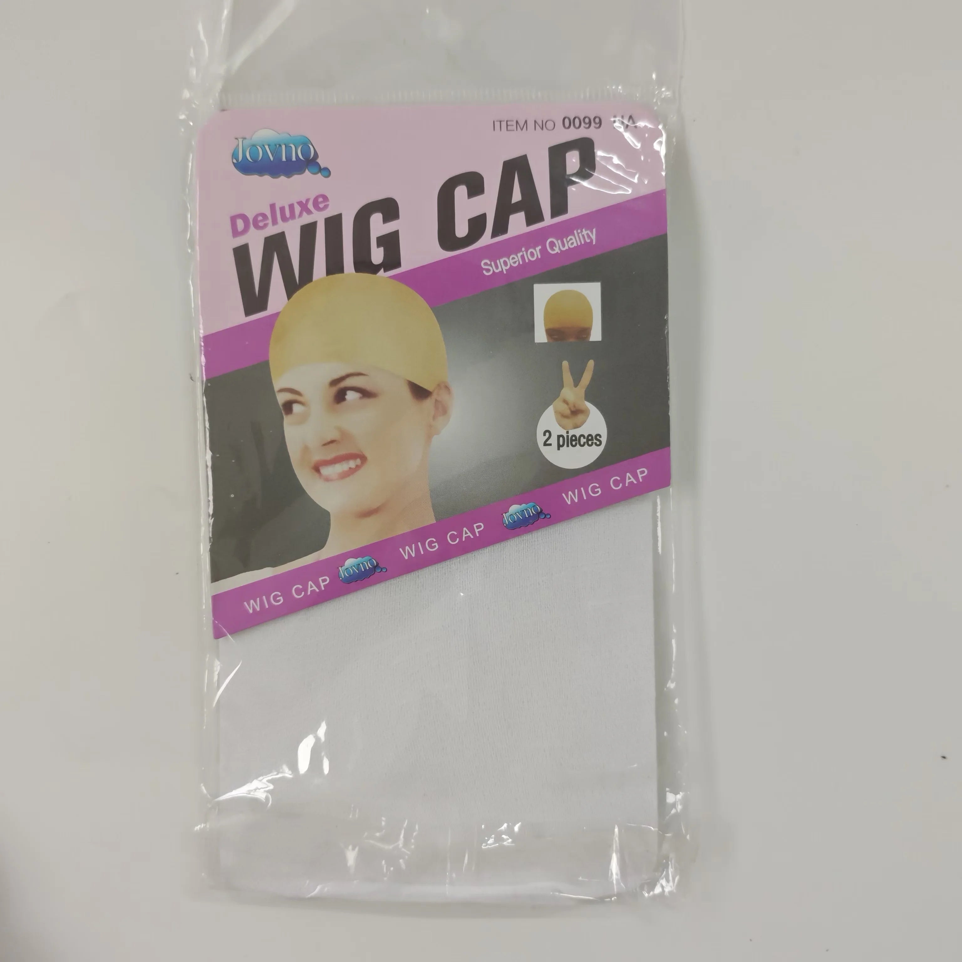 Vesta hair 2Pcs Black/Skin / Dark brown/  White Top Stocking Wig Cap Hair Net For WeaveHair Wig Nets