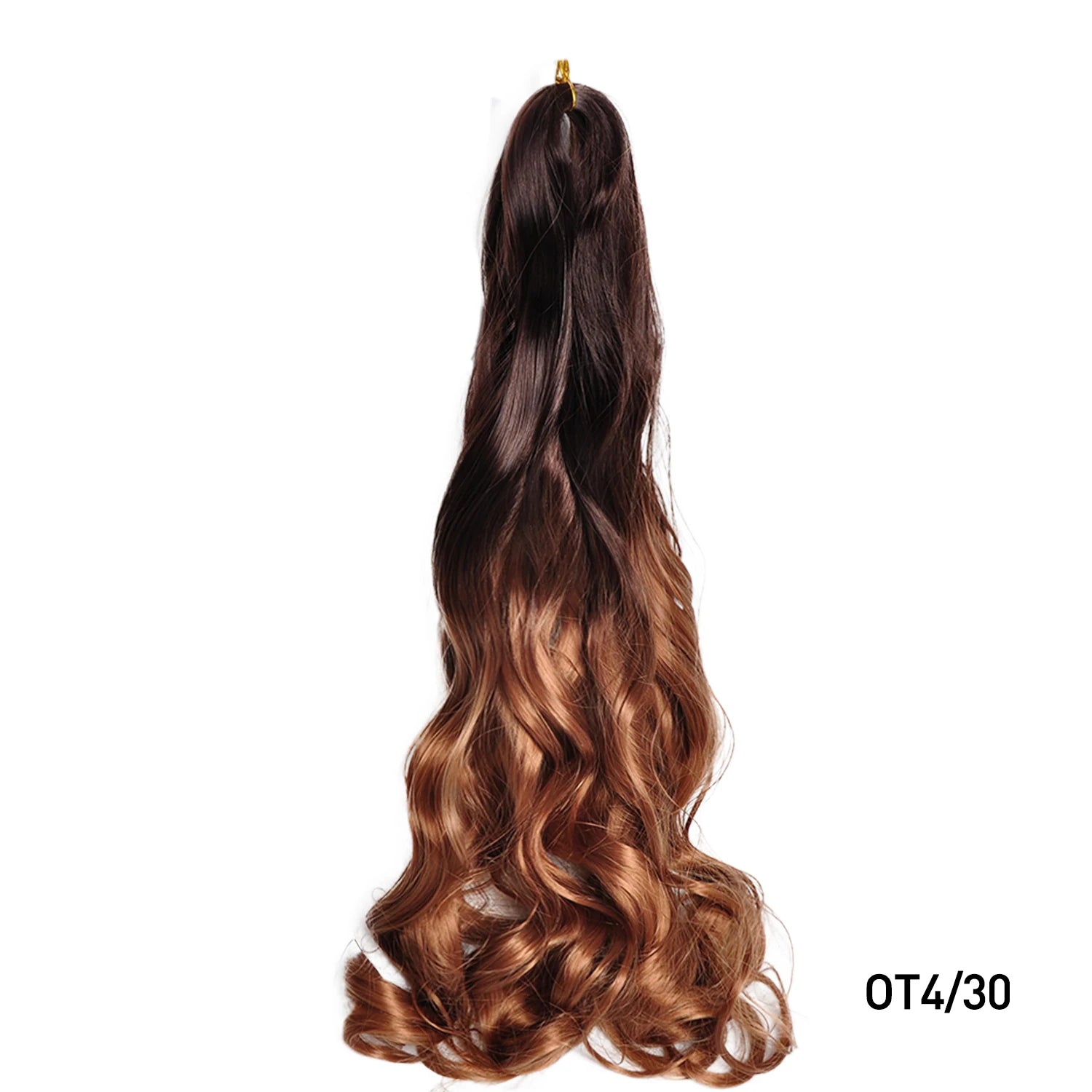 French Curls Braiding Hair Extensions 24Inch Synthetic Curl Hair Loose Wave Spiral Curl Crochet Hair Braids For Black Women