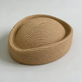 2026 New Summer Straw Fedoras Hats for Women Hostess Fashion Pillbox Hat Millinery Fascinator Designer Beret Hats Painter's Hat