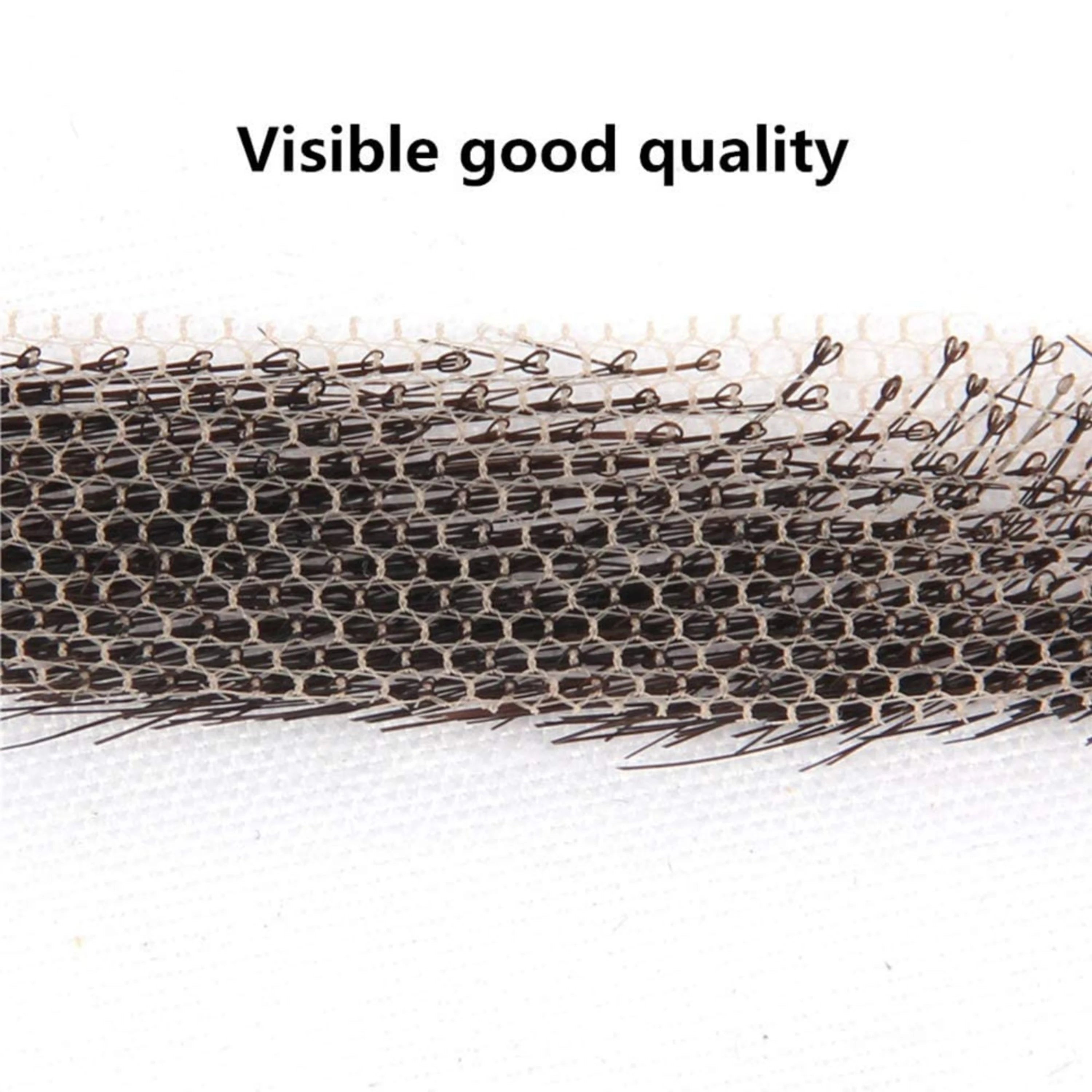 6 New Styles Invisible Natural Black Fake Eyebrows For Adult Males and Females 100% Human Hair Handtied Lace Base Natural Growth