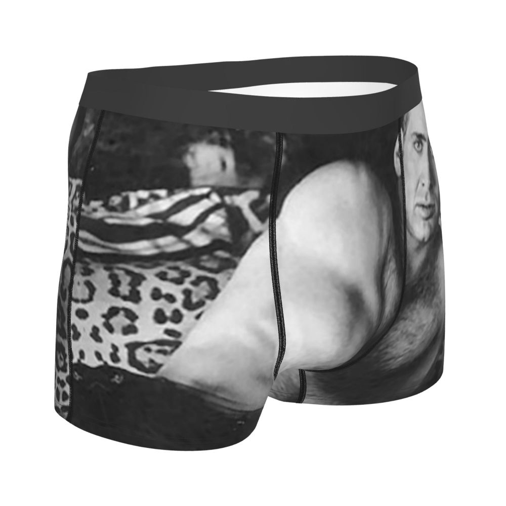 Custom Nicolas Cage Boxer Shorts For Homme 3D Printed Male Nic And His Girls Underwear Panties Briefs Breathbale Underpants