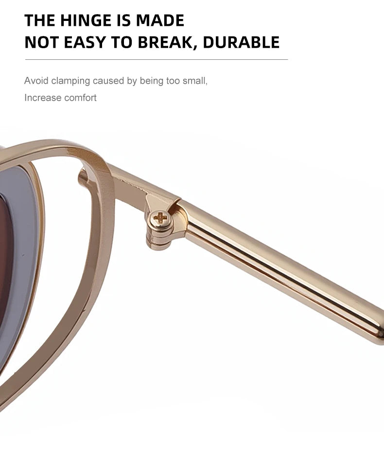 Steampunk Square Pilot Sunglasses Men 2025 Luxury Brand Retro Metal Frame Sun Glasses For Male Double Beam Eyewear UV400 Shades