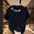 Summer Unisex Couples Fashion Cotton Printed T-shirt Short Sleeve Top Oversized Short Sleeve Luxury Brands Streetwear Clothing