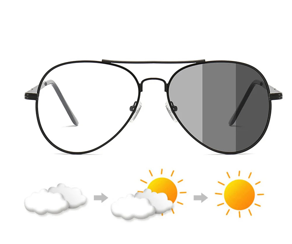VIVIBEE Pilot Anti Blue Light Blocking Glasses Men Photochromic Computer Aviation Eyeglasses UV400 Bluelight Women Eyewear