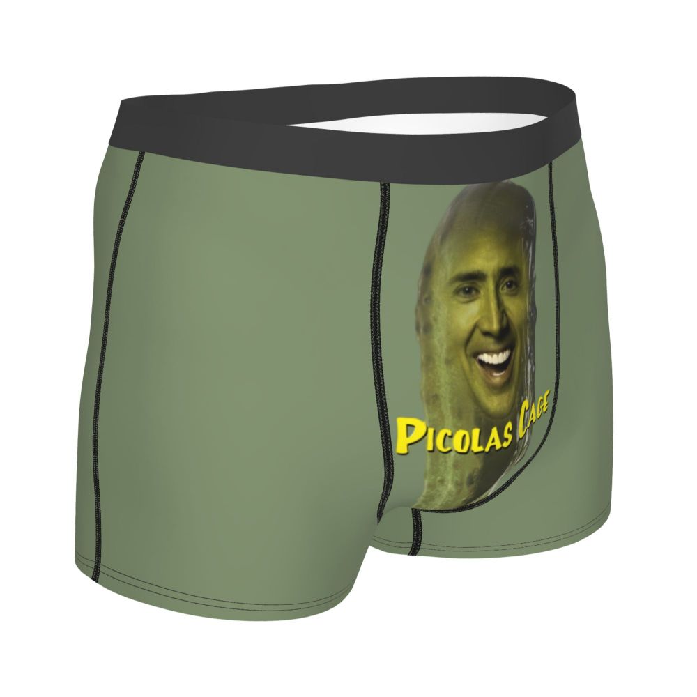 Custom Nicolas Cage Boxer Shorts For Homme 3D Printed Male Nic And His Girls Underwear Panties Briefs Breathbale Underpants