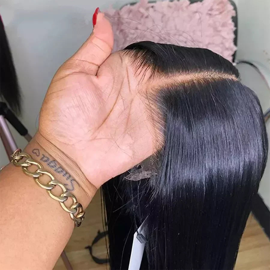 13x6 HD Lace Front wigs Human Hair Wig Brazilian Bone Straight Frontal Wig 360 13x4 Lace Frontal Wigs For Black Women Preplucked