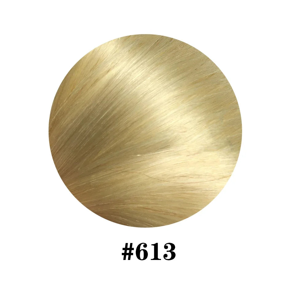 Straight Ponytail 100% Real Human Hair Drawstring Ponytail Clip In Hair Extensions Brazilian Virgin Natural Black Clips Ponytail