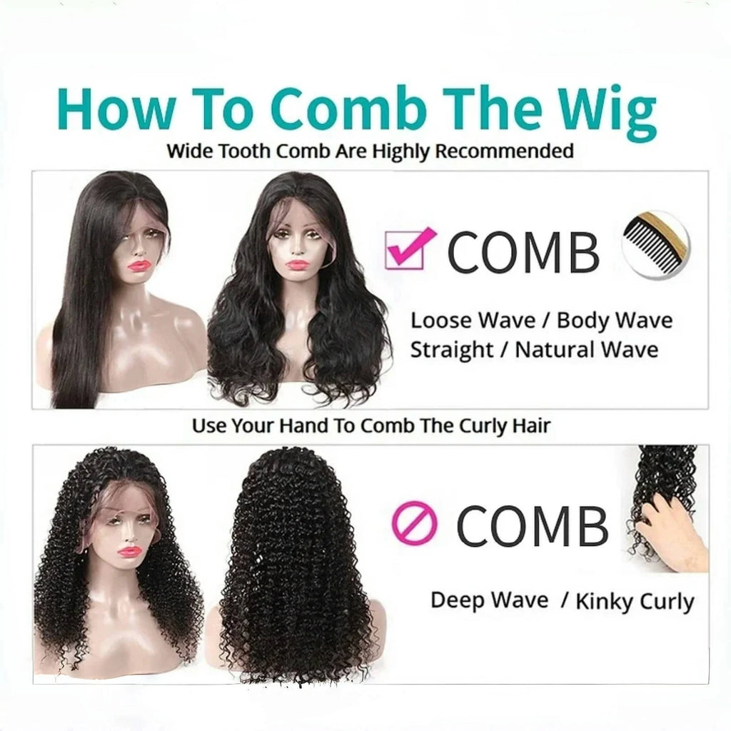Long Wavy Black Natural Curly Synthetic Lace Front Wig Free Part Loose Body Wave 13X4 Frontal Wigs for Women Daily Party Cosplay